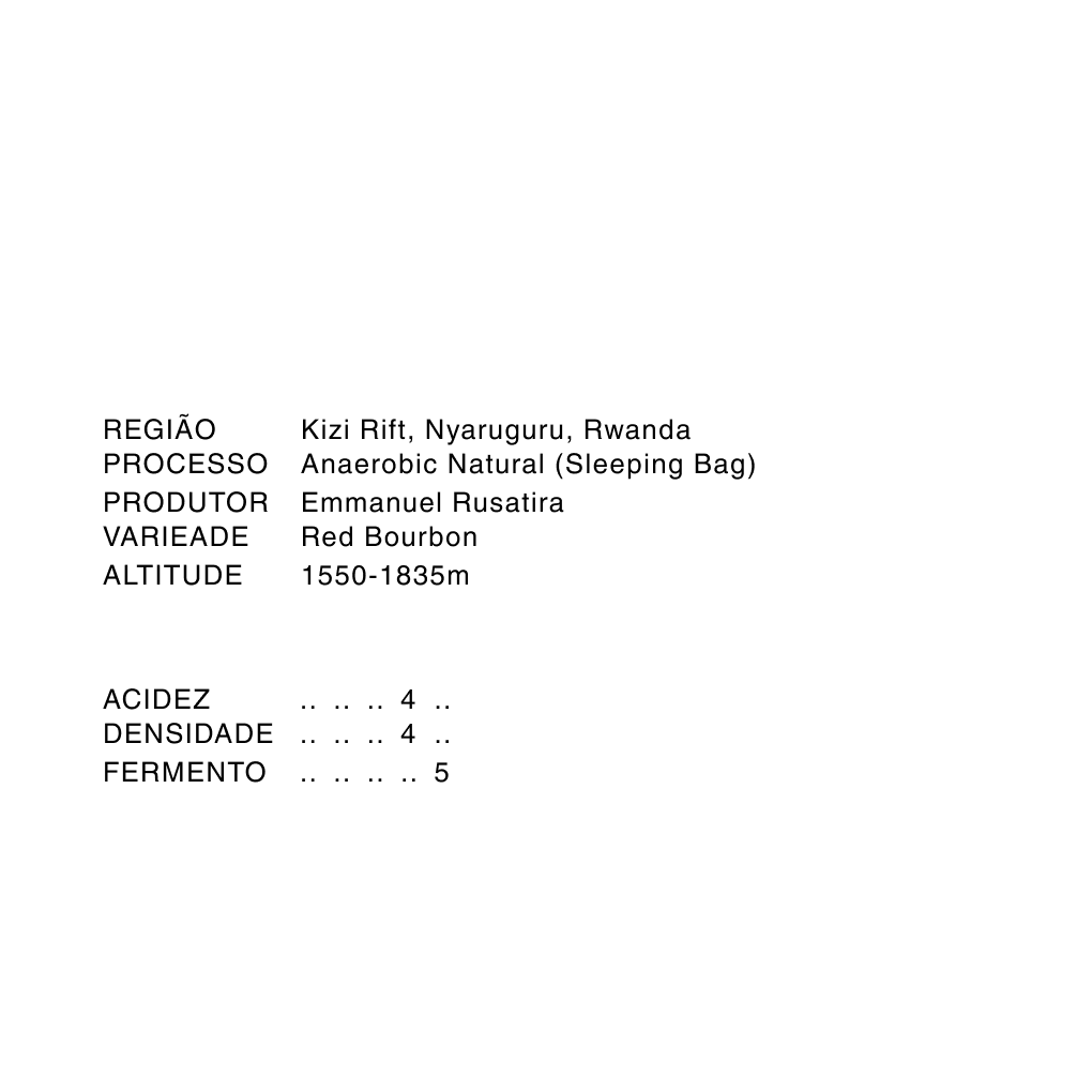 RWANDA RUSATIRA / NATURAL ANAEROBIC